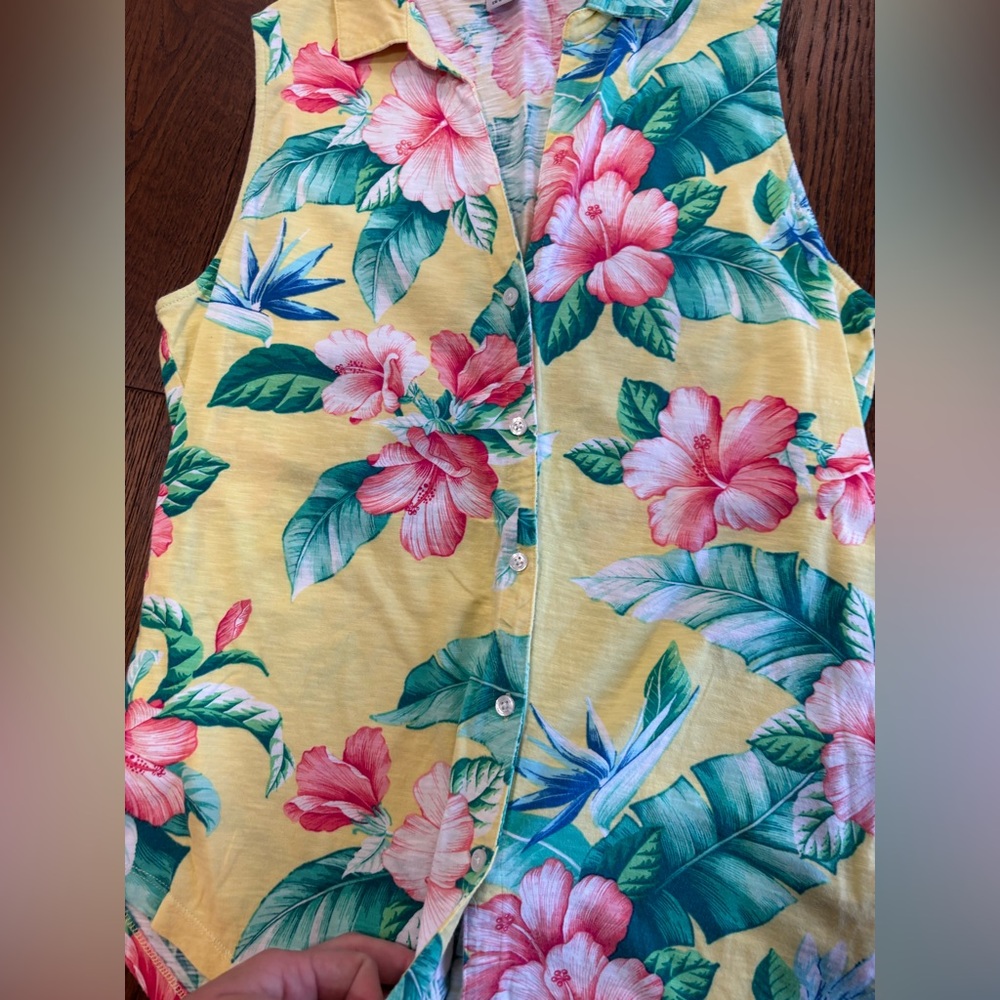 Tommy Bahama women's sleeveless blouse Small - Picture 6 of 11